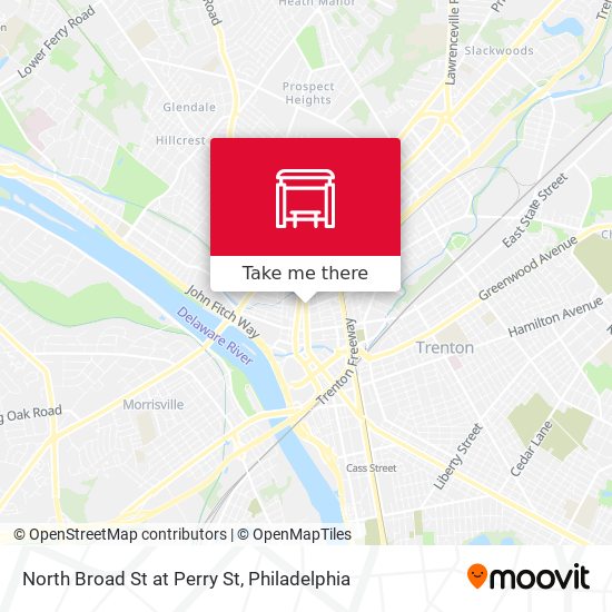 Mapa de North Broad St at Perry St