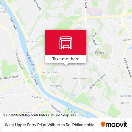 Mapa de West Upper Ferry Rd at Wilburtha Rd