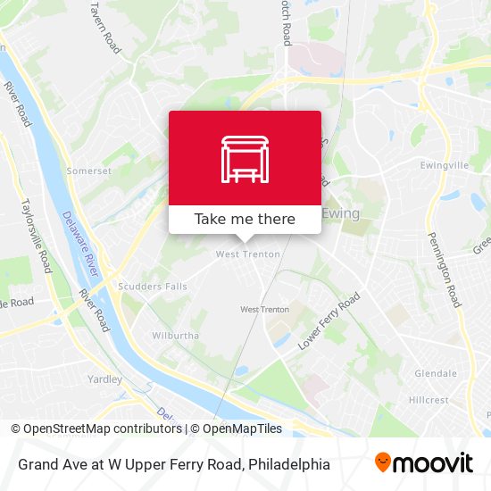 Grand Ave at W Upper Ferry Road map