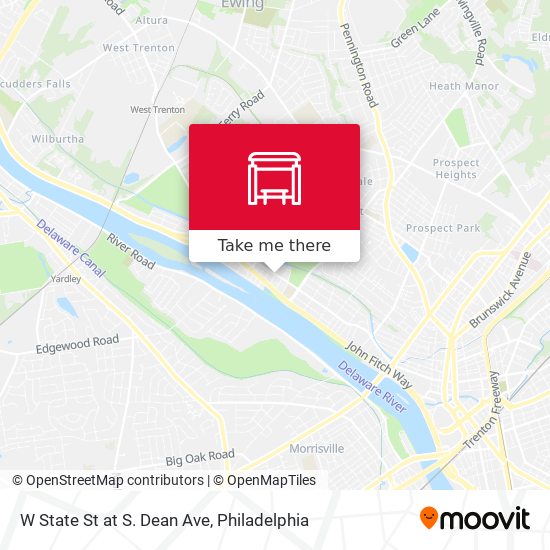 Mapa de W State St at S. Dean Ave