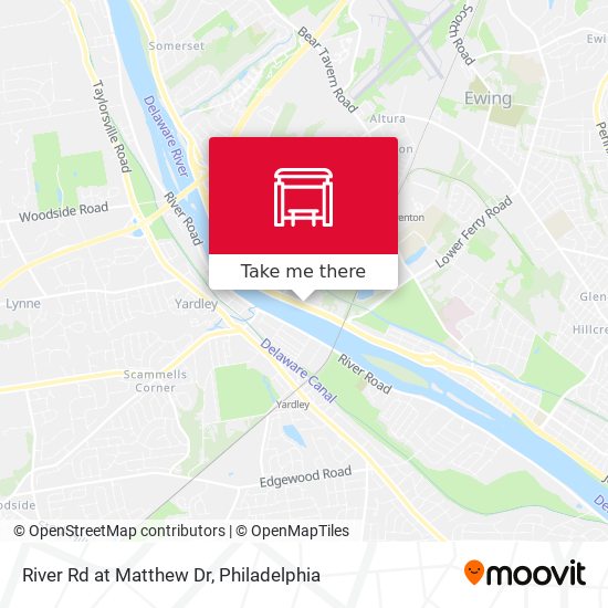 River Rd at Matthew Dr map