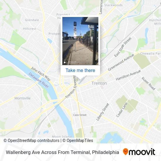 Mapa de Wallenberg Ave Across From Terminal