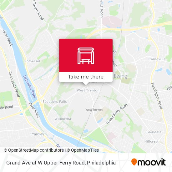Grand Ave at W Upper Ferry Road map