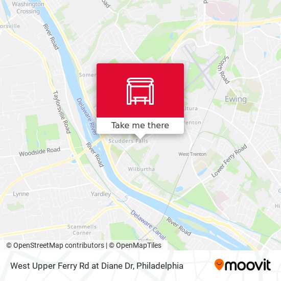 West Upper Ferry Rd at Diane Dr map