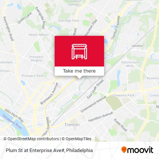 Plum St at Enterprise Ave# map