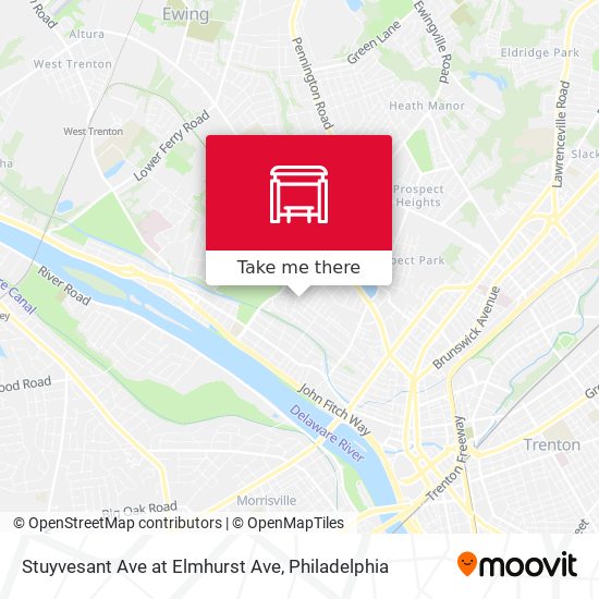 Stuyvesant Ave at Elmhurst Ave map