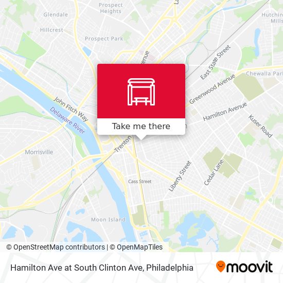 Mapa de Hamilton Ave at South Clinton Ave