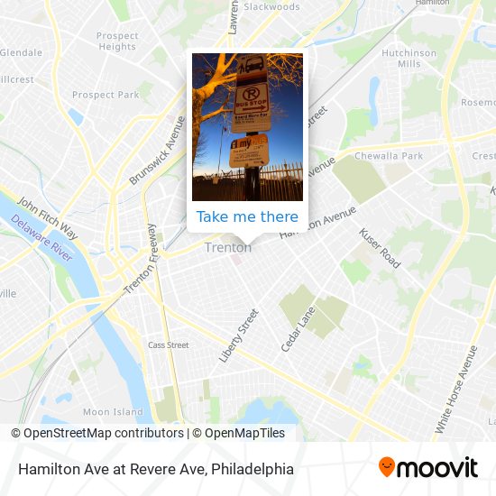 Mapa de Hamilton Ave at Revere Ave