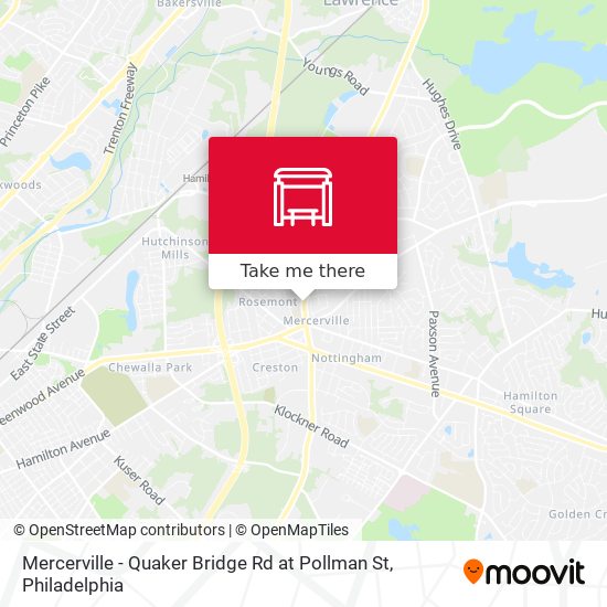 Mercerville - Quaker Bridge Rd at Pollman St map