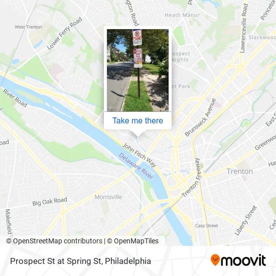 Mapa de Prospect St at Spring St