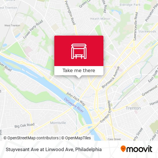 Mapa de Stuyvesant Ave at Linwood Ave