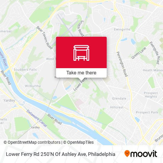 Lower Ferry Rd 250'N Of Ashley Ave map