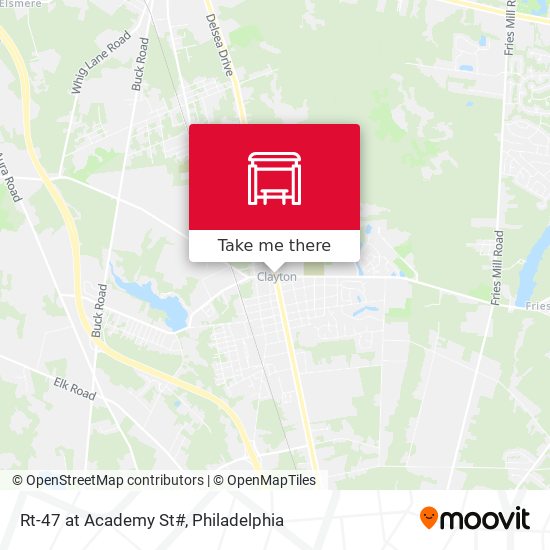 Rt-47 at Academy St# map
