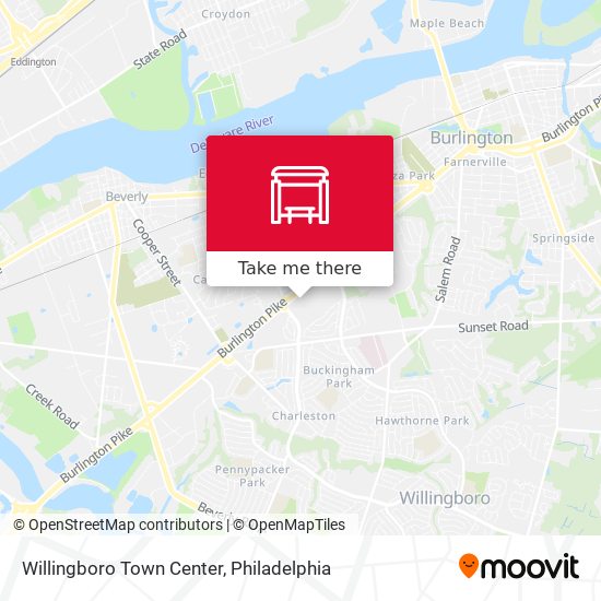 Mapa de Willingboro Town Center
