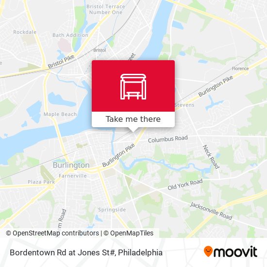 Mapa de Bordentown Rd at Jones St#