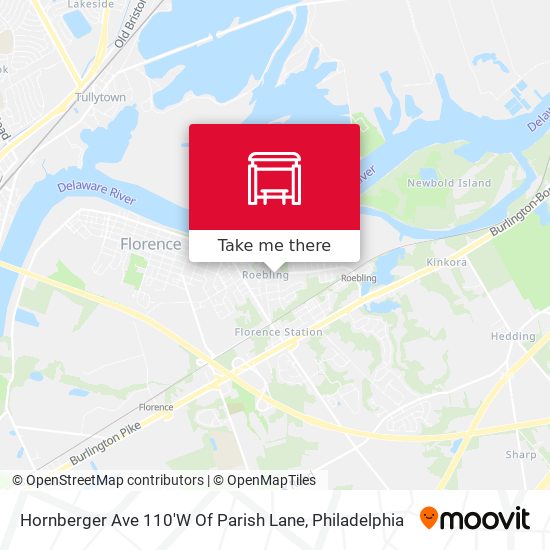 Hornberger Ave 110'W Of Parish Lane map