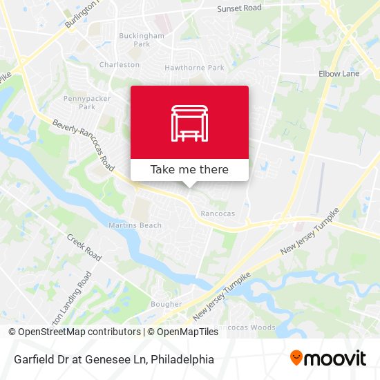 Garfield Dr at Genesee Ln map