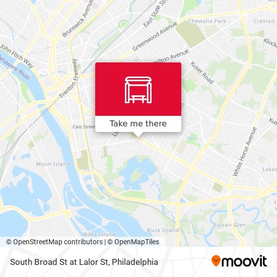 Mapa de South Broad St at Lalor St
