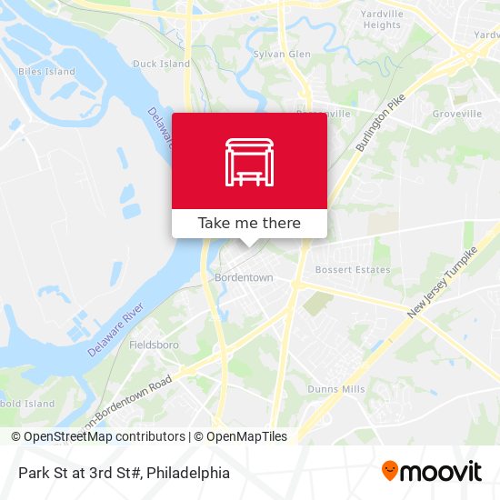 Park St at 3rd St# map