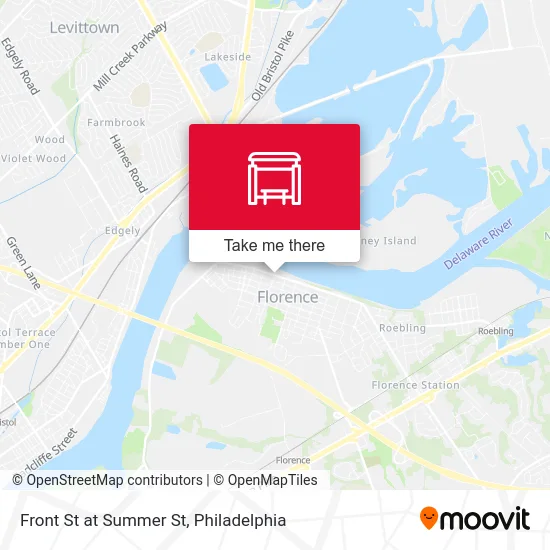 Front St at Summer St map