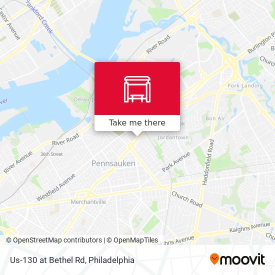 Mapa de Us-130 at Bethel Rd