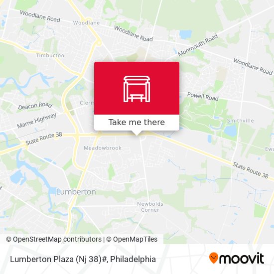 Lumberton Plaza (Nj 38)# map