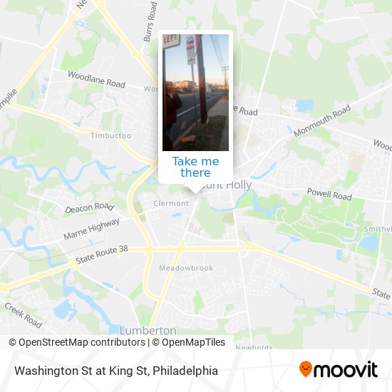 Mapa de Washington St at King St