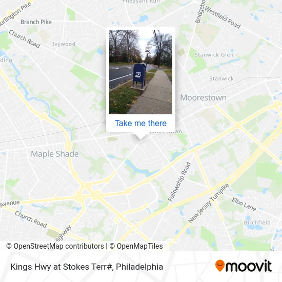 Kings Hwy at Stokes Terr# map