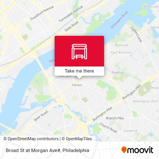 Broad St at Morgan Ave# map