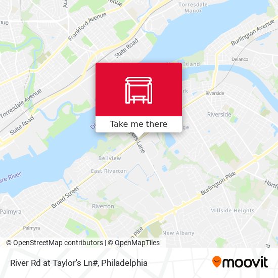 River Rd at Taylor's Ln# map