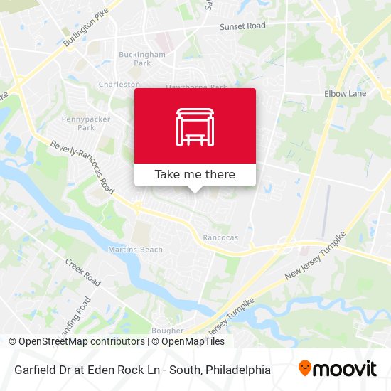 Mapa de Garfield Dr at Eden Rock Ln - South