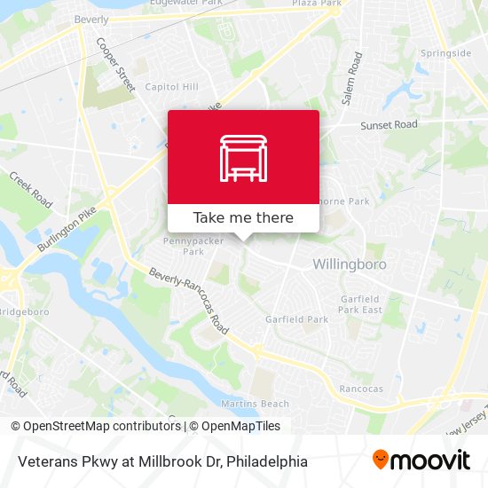 Mapa de Veterans Pkwy at Millbrook Dr