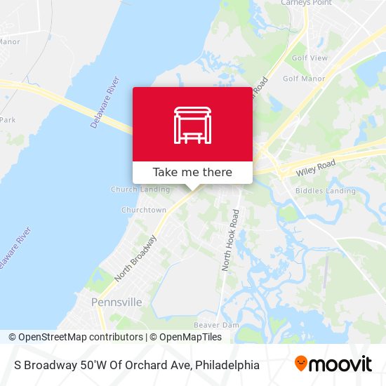 S Broadway 50'W Of Orchard Ave map