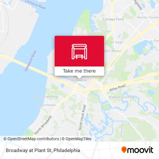 Broadway at Plant St map