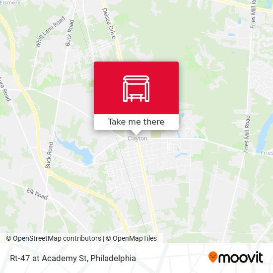 Rt-47 at Academy St map