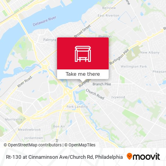 Mapa de Rt-130 at Cinnaminson Ave / Church Rd
