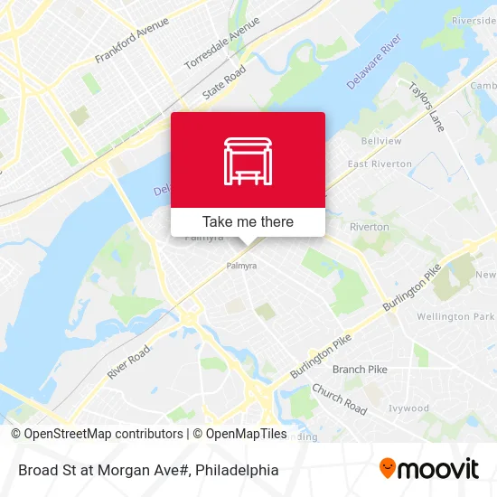 Broad St at Morgan Ave# map