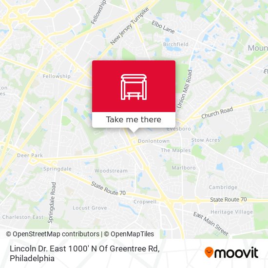 Mapa de Lincoln Dr. East 1000' N Of Greentree Rd