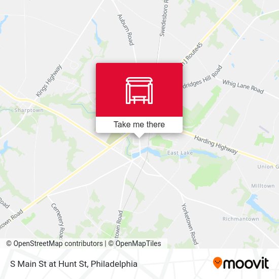 S Main St at Hunt St map