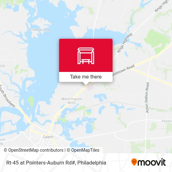 Rt-45 at Pointers-Auburn Rd# map