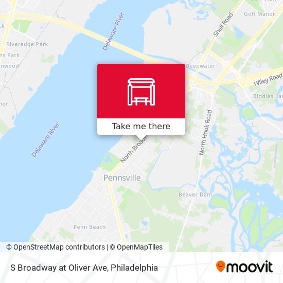 Mapa de S Broadway at Oliver Ave