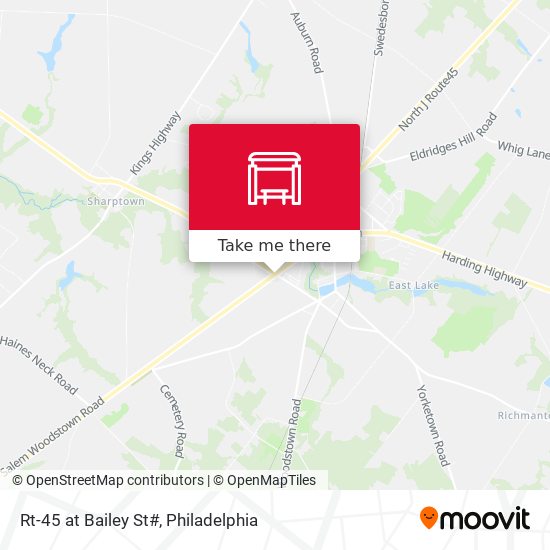 Mapa de Rt-45 at Bailey St#
