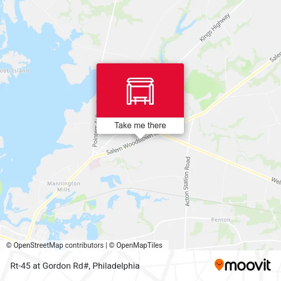 Rt-45 at Gordon Rd# map