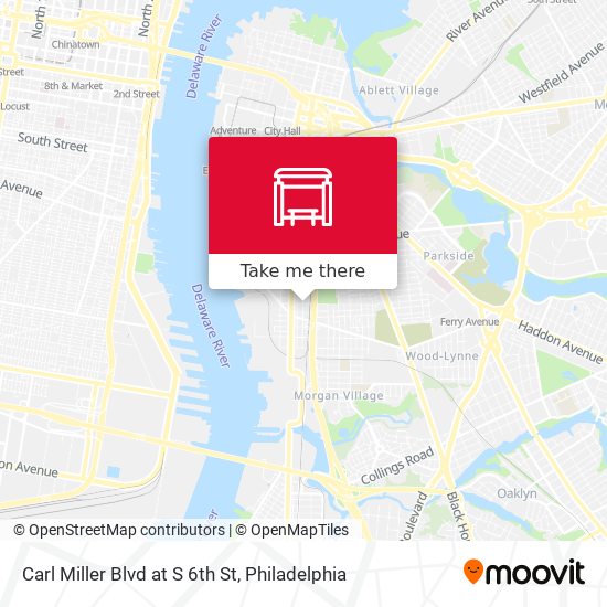Mapa de Carl Miller Blvd at S 6th St