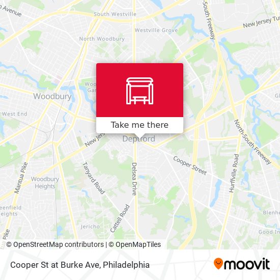 Mapa de Cooper St at Burke Ave