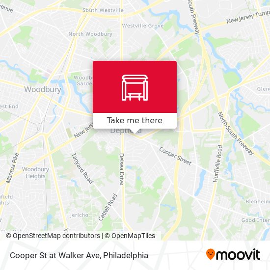 Cooper St at Walker Ave map