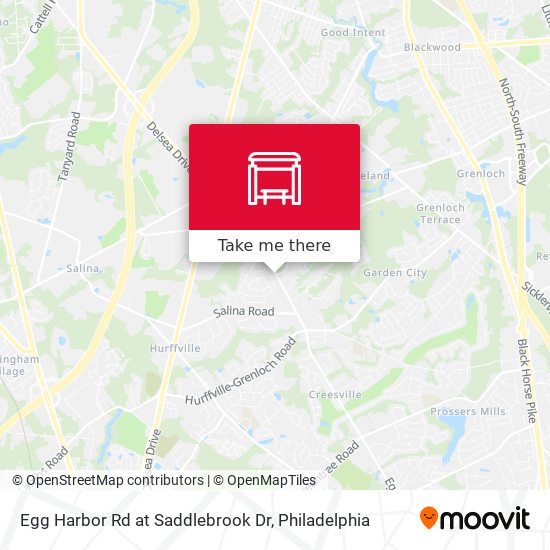 Egg Harbor Rd at Saddlebrook Dr map