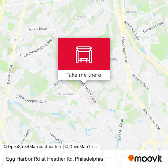 Egg Harbor Rd at Heather Rd map