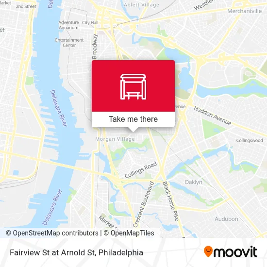 Fairview St at Arnold St map