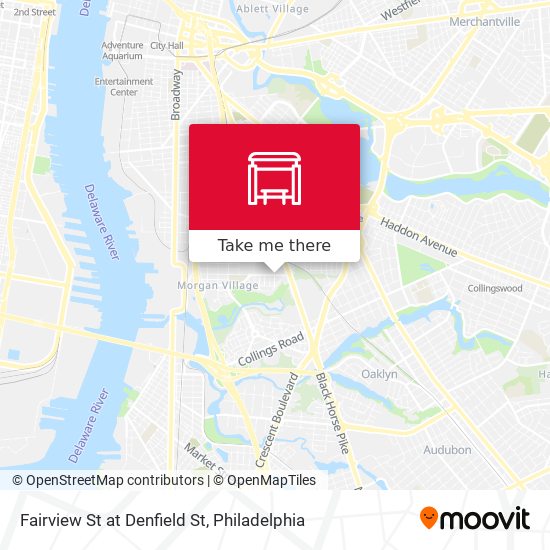 Fairview St at Denfield St map